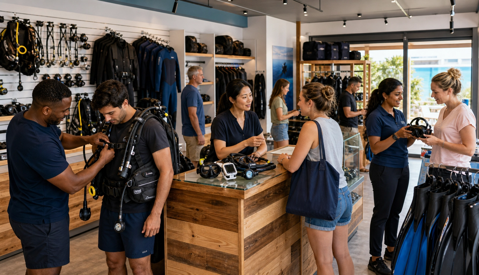 dive centre operations